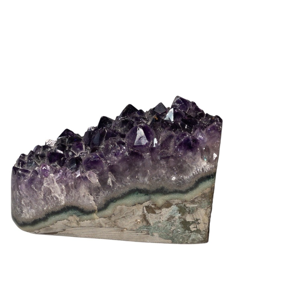 Amethyst Crystal Geode 1lb 5oz Lapidary Rock Hounding Jewelry Making - Picture 9 of 16